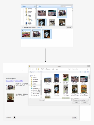 Html5 Uploader Does Not Support File Explorer Like #6742627