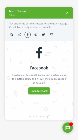 For Example, The Facebook Button Automatically Refers #6745369