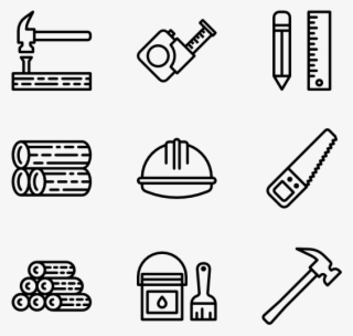 Clip Construction Icon Packs Psd Carpenter #6746873