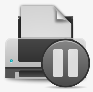 This Free Icons Png Design Of Printer Icon Paused #6748635