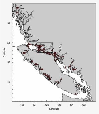 Map Of The Southern Coast Of British Columbia, Showing #6752094