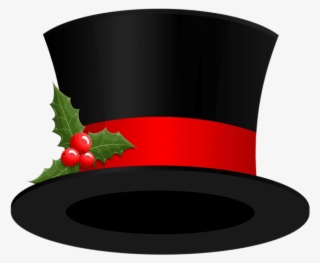 Christmas Hat Transparent Christmas Top Hat Png Free #6753186