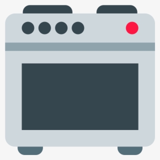 This Is An Icon Of A Square Cooking Range With Five #6756538