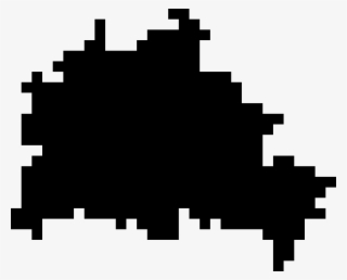 This Free Icons Png Design Of Pixel Berlin Outline #6758927