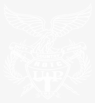 Rotc Logo White Outline #6759318