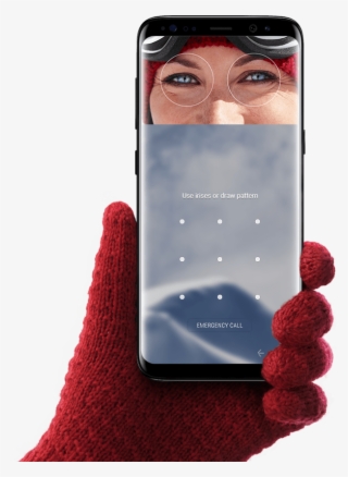 Outline Of A Translucent Galaxy S8 #6759387