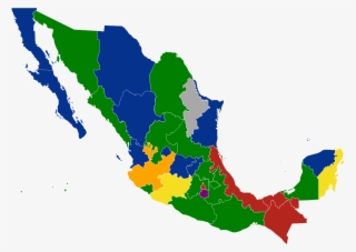 Mexico Map Outline Png #6760062