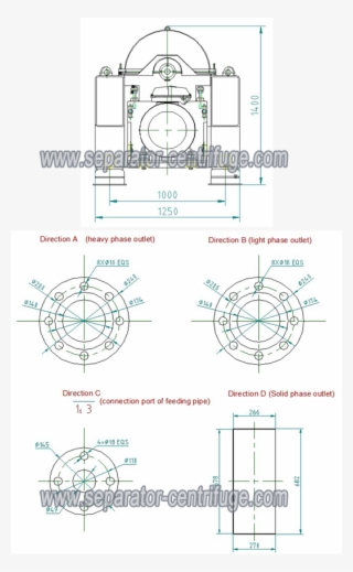 3 Phase Liquid Solid Separation Decanter Centrifuge #6760486