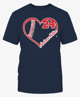 Andrew Miller Heart Team T Shirt #6763071