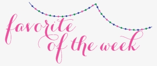 Favorite Of The Week Label #6766402