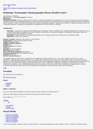 Sutter Health #6767720
