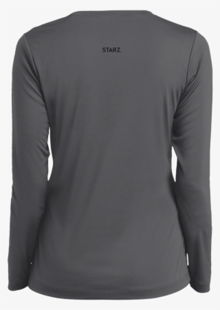 Truth Black Ladies Long Sleeve Performance Vneck Tee #6769873