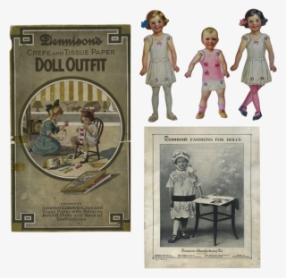 Boxed Dennison Riveted Paper Dolls, Clothes, Catalog, #6770689