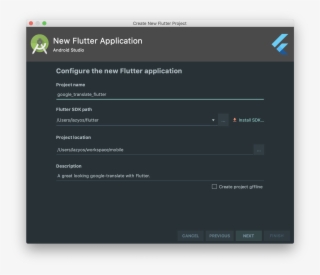 Creating A New Flutter Project #6779110