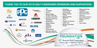2018 Collision Repair Education Foundation Golf Sponsors #6780608
