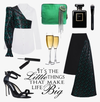 Brocade Panel Skirt #6783613