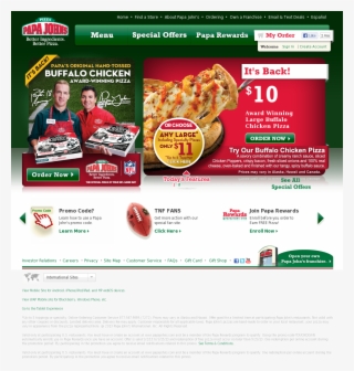 Papa John's Logo Png #6785342
