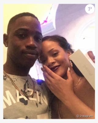Rihanna Et Son Cousin Tavon Kaiseen Alleyne Sur Une #6793050