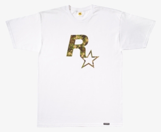 White Rockstar Camo Tee #6793825