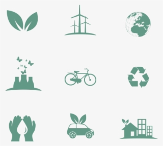 Ecology Icons Vector Illustration Free Png Graphic #6795564