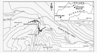 Location Of Brestovská Cave #6795757