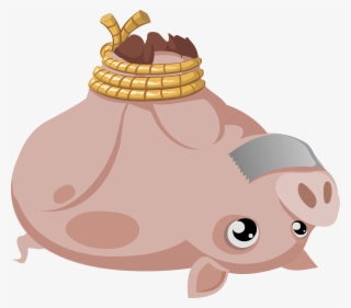 This Free Icons Png Design Of Misc Hogtied Piggy #6795886