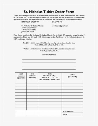 Large Size Of T Shirt Order Form Blank Template Word #6797077 Large Size Of T Shirt Order Form Blank Template Word #6797077