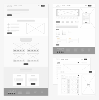 Rent-tastic Desktop Wireframes #6799978