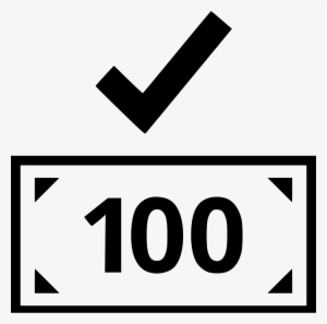 One Hundred Dollar Bill Check Mark Ok Good Comments - Money #681048