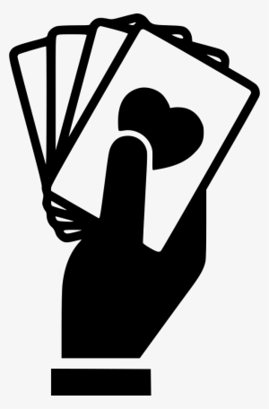 Hand Holding Playing Cards Svg Png Icon Free Download - Playing Cards Logo Png #681178
