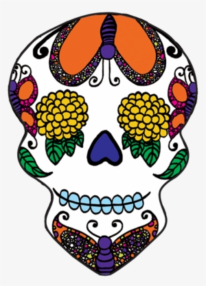 Sugar Skull Clipart Transparent Background - Calavera #681202