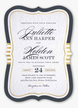 Art Deco Wedding Invitations - Label #682068