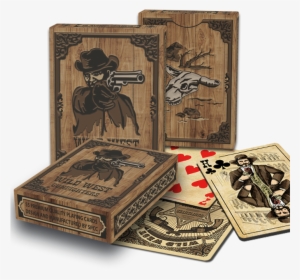 Playing Cards Design Could Not Be Less And There Have - Wild West Bicycle Cards #682095
