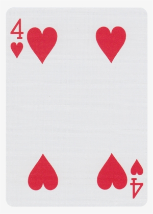 Playing Cards Marble Playing Cards 7 - Four Of Hearts Card #682178