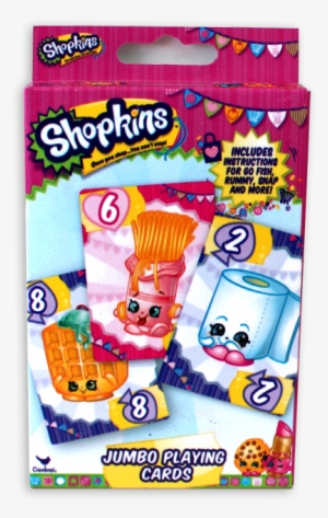 Jumbo Playing Cards - Shopkins Activity And Gift Set: Coloring Book Puzzle #682317