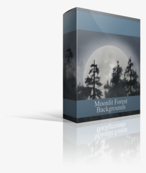 The Moonlit Forest Digital Backgrounds For Photographers - Christmas Tree #682371