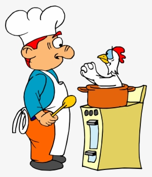 Chick Bbq Clipart - Funny Cooking Clip Art #682516
