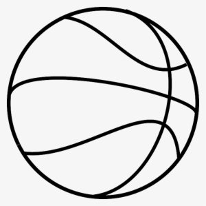 Clipart Basketball Basketball Court - Basketball Clipart Black And White #682713