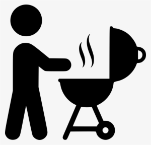 Person Grilling Svg Png Icon Free Download - Silueta Png Parrilla #683007