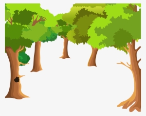 Landscape Painting Cartoon Drawing Forest Background - Nature Walk Shower Curtain #683093