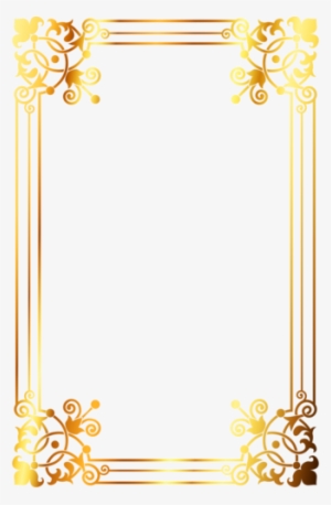 Wallpaper - Golden Border Design #683299