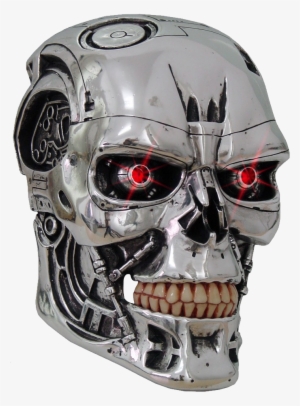 Terminator Transparent Png Image - T-800 Terminator Head 23cm #683423