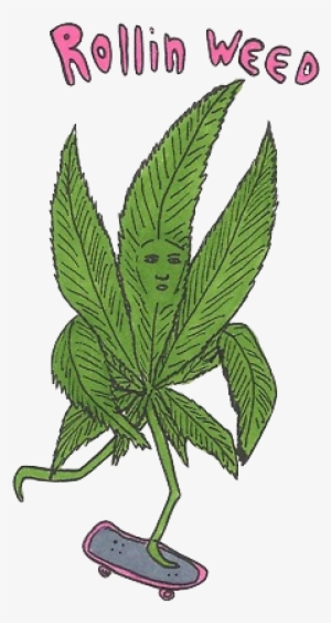 Pot Leaf Clipart With Transparent Background - Rollin Weed #683760