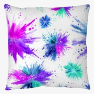 Seamless Pattern Of Watercolor Stains In The Form Of - Acuarela Explosion #684375