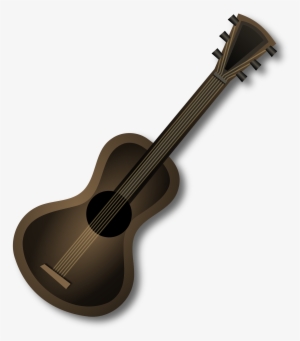 This Free Icons Png Design Of Brown Guitar #684465
