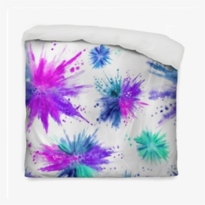 Seamless Pattern Of Watercolor Stains In The Form Of - Acuarela Explosion #684494