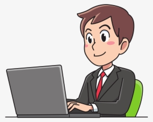 Transparent Stock Business Man Big Image Png - Man Working Clipart #684555