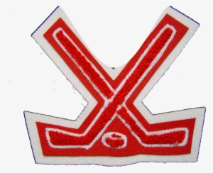 Crossed Hockey Sticks W/puck - Lacrosse Stick #685552