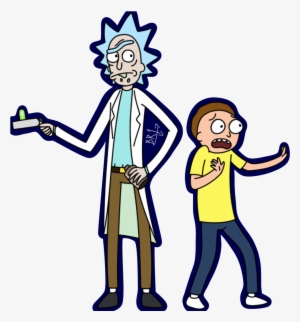 Rick And Morty Clipart White Background - Rick And Morty Transparent Background #686016