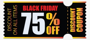 Black Friday Coupon Png Clipart Picture - Discounts And Allowances #686020